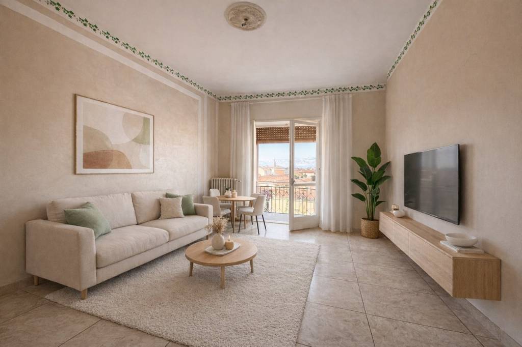 Ampio e panoramico appartamento al piano ultimo