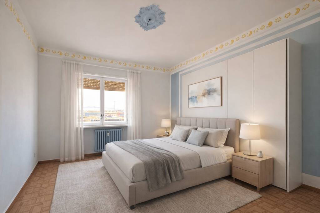 Ampio e panoramico appartamento al piano ultimo