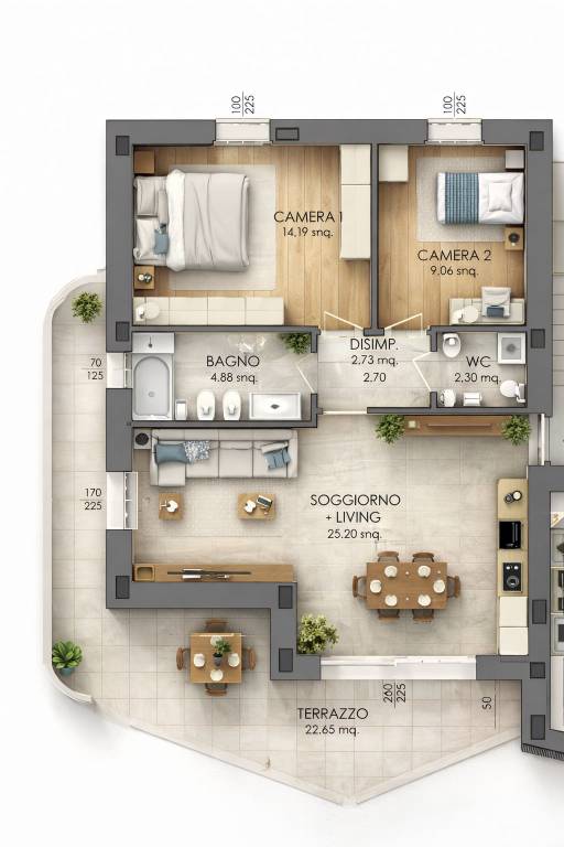 Appartamenti di nuova realizzazione in Corso Roma