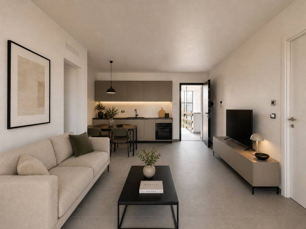 Ampio trilocale con terrazzo di nuova costruzione