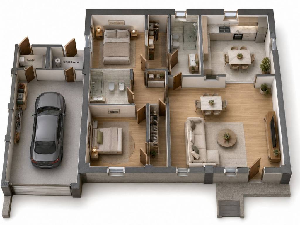 Terreno edificabile urbanizzato con progetto villa